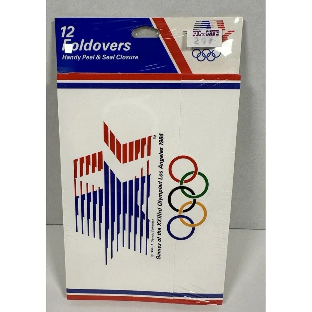 1984 Olympics Foldovers Notecards Invitations NEW SEALED 12 count Collectable